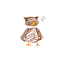 confused owl drawing by guest-59npvmbwh in Artbitrator