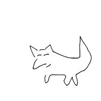 sneaky fox drawing by kosidil735 in Artbitrator