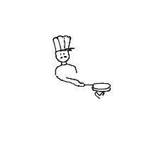 chef cooking drawing by guest-9t6jxr9wr in Artbitrator