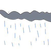 rain cloud drawing by guest-g25twzova in Artbitrator