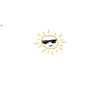sun wearing sunglasses drawing by guest-wsanbmrvq in Artbitrator