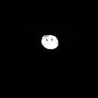 moon eating cheese drawing by guest-wsanbmrvq in Artbitrator