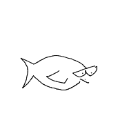 grumpy fish drawing by guest-52itu1exg in Artbitrator
