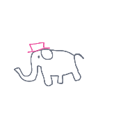 elephant with a hat drawing by guest-vwxiy61u1 in Artbitrator