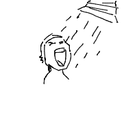 singing in shower drawing by guest-vv1834xdi in Artbitrator