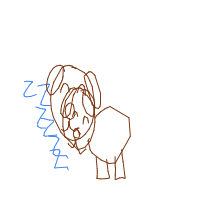 sleepy dog drawing by guest-87pnhu6im in Artbitrator
