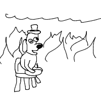 this is fine dog drawing by guest-3jm82d0jk in Artbitrator