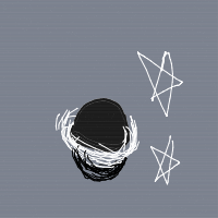 black hole drawing by frant in Artbitrator