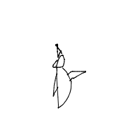 penguin with a hat drawing by guest-g0gzczyjm in Artbitrator