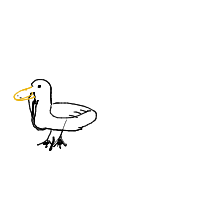 duck leading ducklings drawing by guest-21ml3lrs0 in Artbitrator