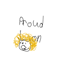 proud lion drawing by pebble in Artbitrator