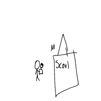 first day of school drawing by 5nowdog5 in Artbitrator