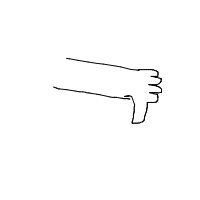 thumbs down drawing by guest-92aocbr0p in Artbitrator
