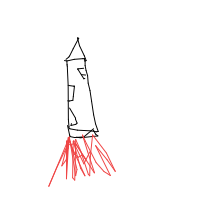 rocket ship drawing by guest-xdq0t6xmy in Artbitrator