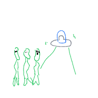 alien invasion drawing by coolboyxd in Artbitrator