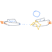space battle drawing by coolboyxd in Artbitrator