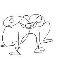 happy frog drawing by guest-u1o2h7sk4 in Artbitrator