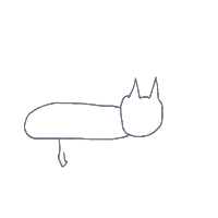 sleeping cat drawing by guest-jcxtvm22d in Artbitrator