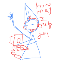 wizard tech support drawing by rhaspodic_artist in Artbitrator