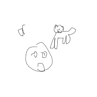 raining cats and dogs drawing by guest-sz576chci in Artbitrator
