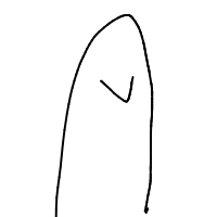 excited penguin drawing by marianamatilda in Artbitrator