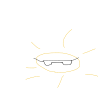 sun wearing sunglasses drawing by guest-rrv3yrx31 in Artbitrator