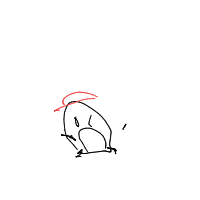 penguin with a hat drawing by guest-ajhxiiqa8 in Artbitrator