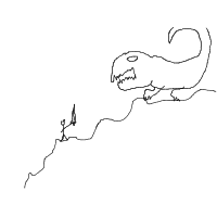 epic boss battle drawing by my_idiot_sandwich in Artbitrator