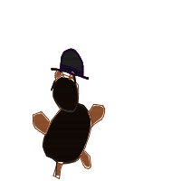 bear with a hat drawing by guest-b6pj0yooo in Artbitrator