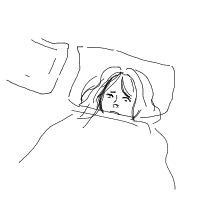 hiding under blanket drawing by guest-xzgkxc3ah in Artbitrator