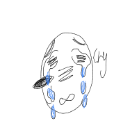 crying drawing by guest-85ssa0jss in Artbitrator