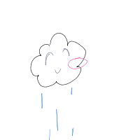 rain cloud drawing by guest-85ssa0jss in Artbitrator