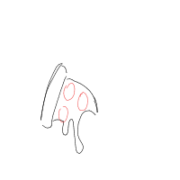 pizza slice drawing by guest-85ssa0jss in Artbitrator