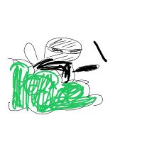 ninja hiding poorly drawing by guest-5bc4wxa08 in Artbitrator