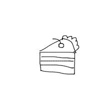 piece of cake drawing by bryansummers in Artbitrator