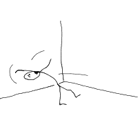 person falling over drawing by guest-91vt20dbt in Artbitrator