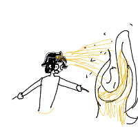 caveman discovering fire drawing by guest-hg7tyzu6q in Artbitrator