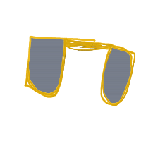 rock with sunglasses drawing by guest-2k7g8rraz in Artbitrator