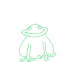 happy frog drawing by kakipupi in Artbitrator