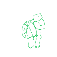 shy turtle drawing by kakipupi in Artbitrator