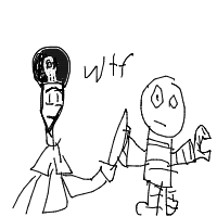 pirate vs robot drawing by guest-2k7g8rraz in Artbitrator