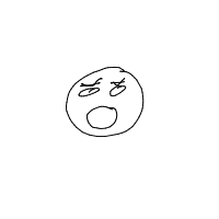 surprised face drawing by hhoughn in Artbitrator