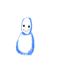 waving snowman drawing by guest-aejslh0ob in Artbitrator