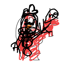 waving snowman drawing by guest-t2p4yqdv0 in Artbitrator