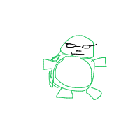 turtle with glasses drawing by guest-5lhc32iqr in Artbitrator