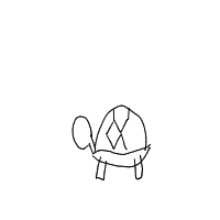 shy turtle drawing by guest-v3dh3r4j0 in Artbitrator