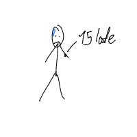 running late drawing by guest-56ekai8nx in Artbitrator