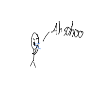 sneezing drawing by guest-56ekai8nx in Artbitrator