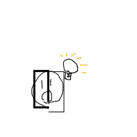 light bulb moment drawing by yole in Artbitrator