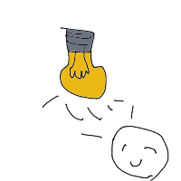 light bulb moment drawing by guest-r25gf539y in Artbitrator